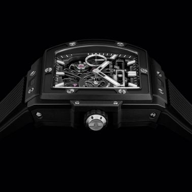 Hublot Spirit of Big Bang Meca-10 Black Magic watch black rubber bracelet 45 mm