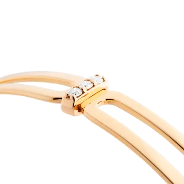 Bracelet Jonc So Shocking Origine en or rose et diamants