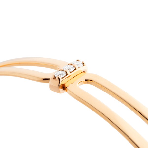 Bracelet Jonc So Shocking Origine en or rose et diamants