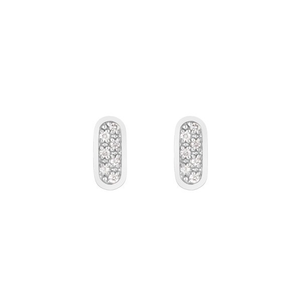 Boucles d'oreilles So Shocking Première fois en or blanc et diamants