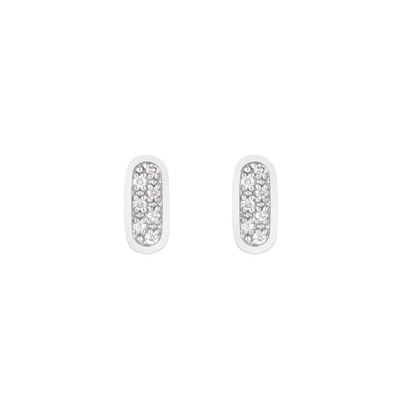 So Shocking Première fois Earrings white gold and diamonds