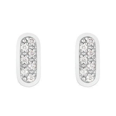 So Shocking Première fois Earrings white gold and diamonds
