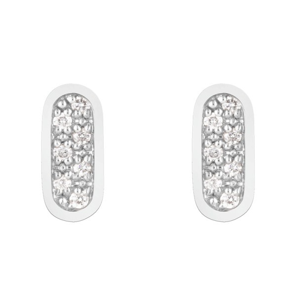 So Shocking Première fois Earrings white gold and diamonds