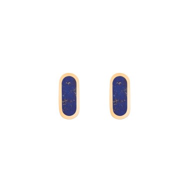 So Shocking Première fois Earrings gold and lapis lazuli