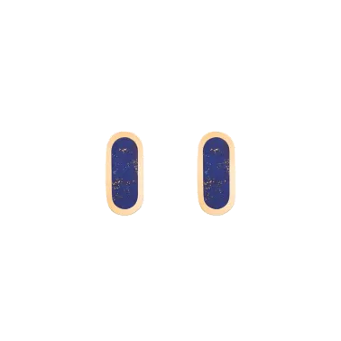 So Shocking Première fois Earrings gold and lapis lazuli