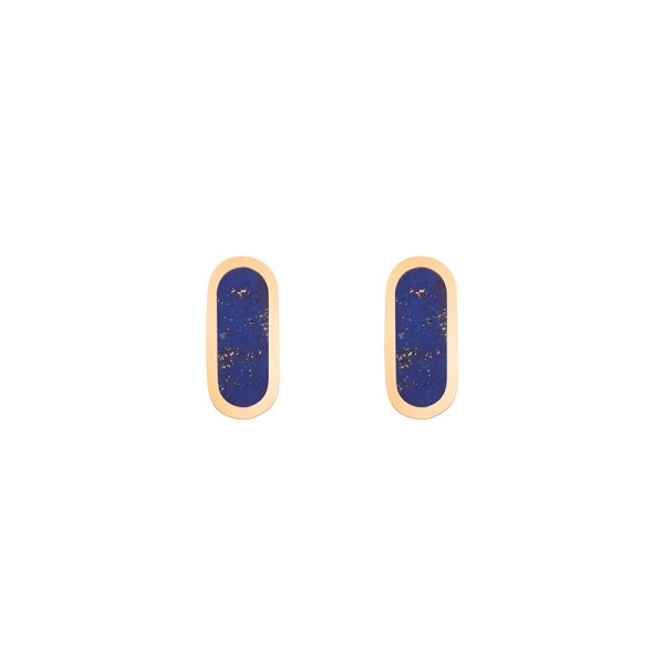 So Shocking Première fois Earrings gold and lapis lazuli
