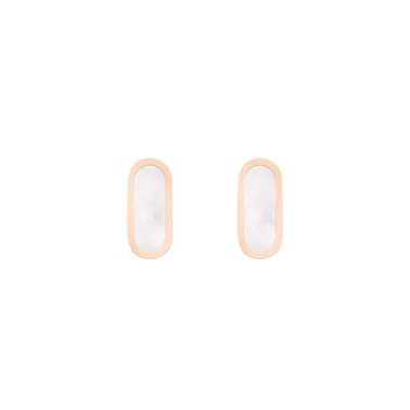 So Shocking Première fois Earrings pink gold and mother-of-pearl