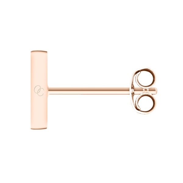 So Shocking Première fois Earrings pink gold and red ceramic
