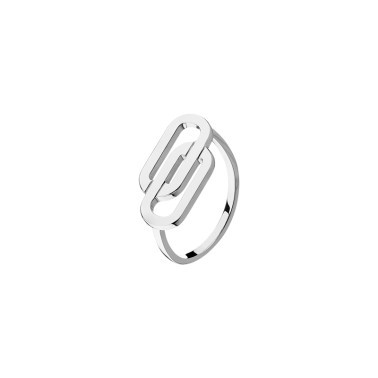Bague So Shocking Tandem grand modèle en or blanc