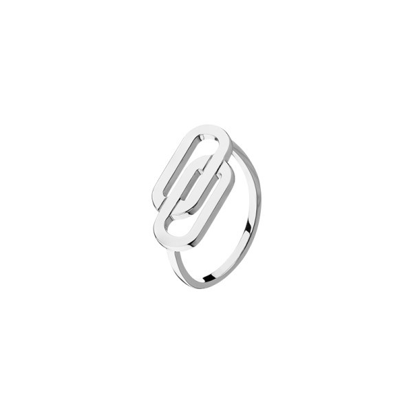 So Shocking Lucky in Love Ring larg model white gold