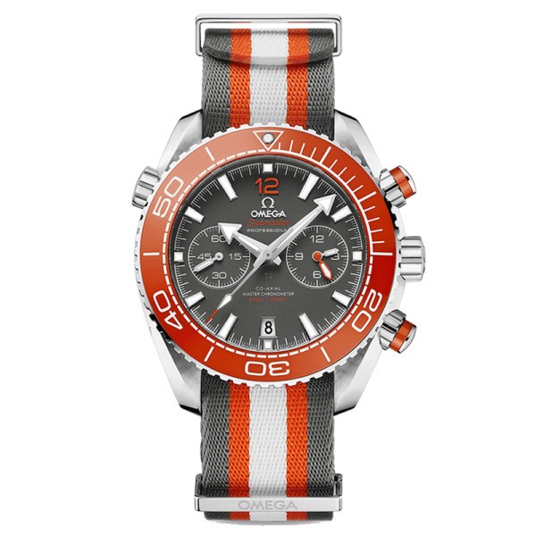 Montre Omega Seamaster Planet Ocean 600m chronographe Co-Axial Master Chronometer bracelet nato 45,5 mm