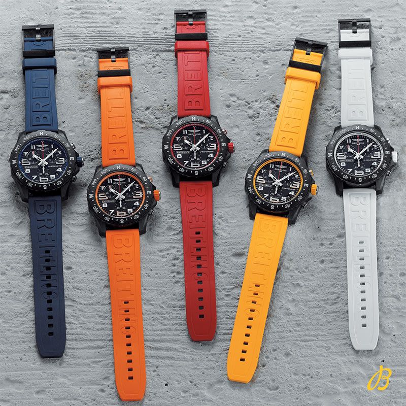 Breitling Professional Endurance Pro watch black dial orange