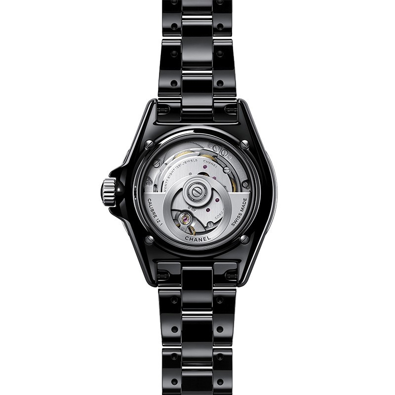 Montre CHANEL J12 Phantom bracelet céramique haute résistance noire 38 mm