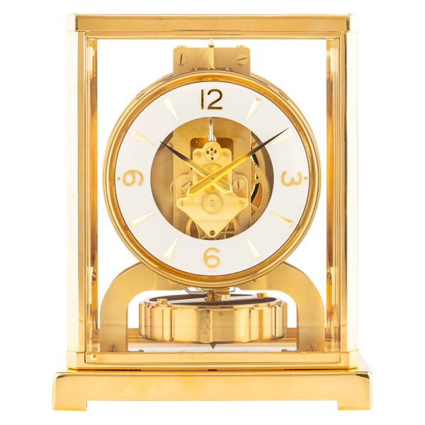Jaeger-LeCoultre Atmos clock brass gold-plated 1950s