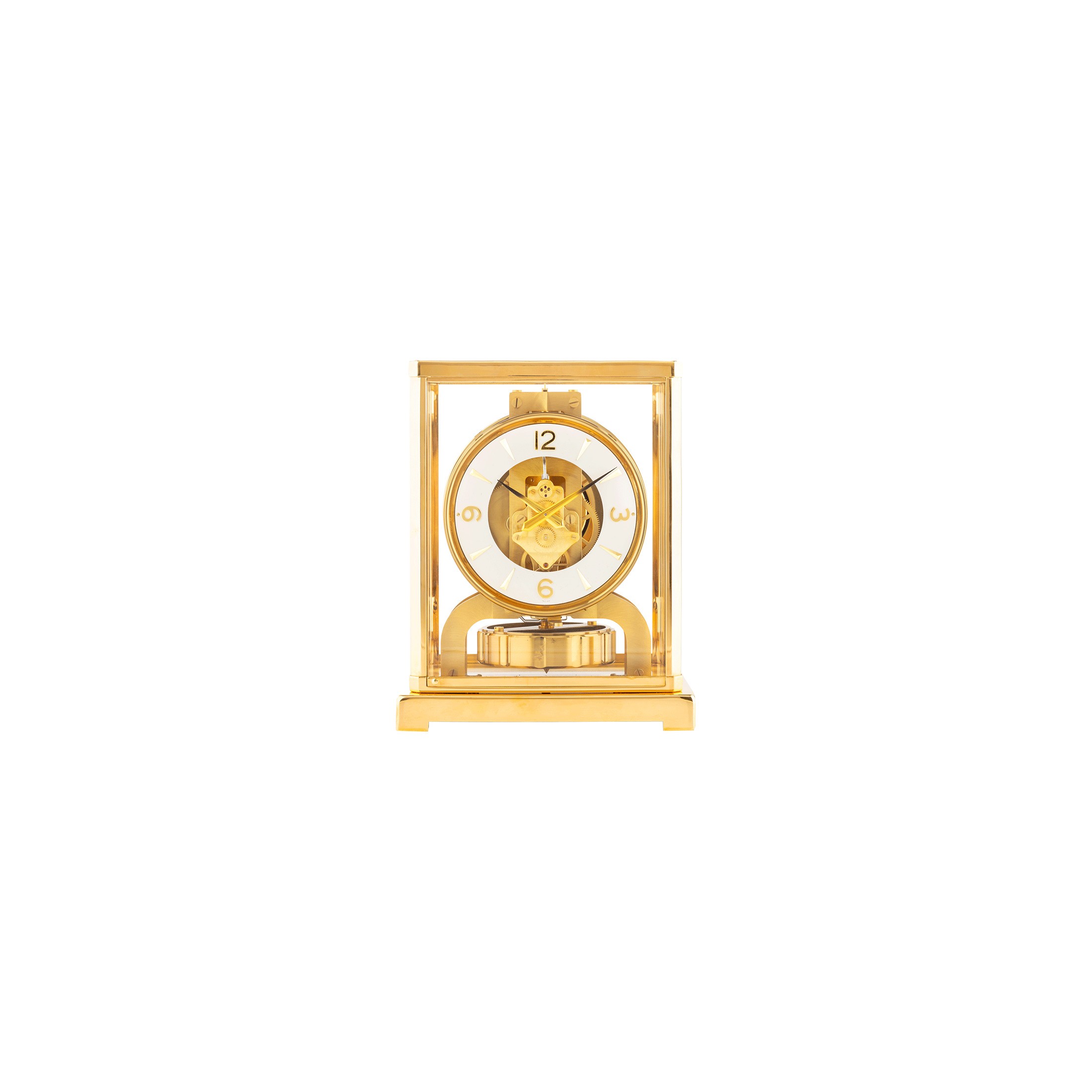 Jaeger-LeCoultre Atmos clock brass gold-plated 1950s - Lepage