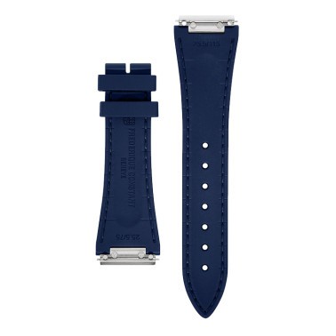 Montre Frédérique Constant Highlife automatique cœur battant cadran bleu bracelet acier 41 mm