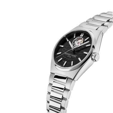 Frédérique Constant Highlife automatic heartbeat watch black dial stainless steel bracelet 41 mm