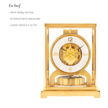 P*t様 Jaeger-leCoultre Atmos機械式置時計 ゴールド Jaeger-LeCoultre Atmos clock brass gold-plated 1960s - Lepage
