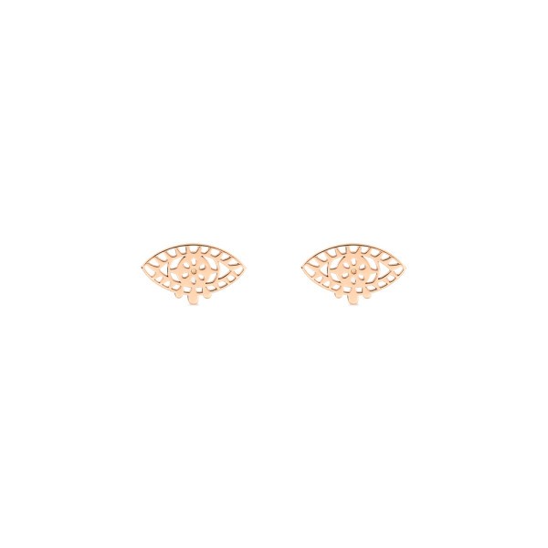Ginette NY Ajna earrings in pink gold