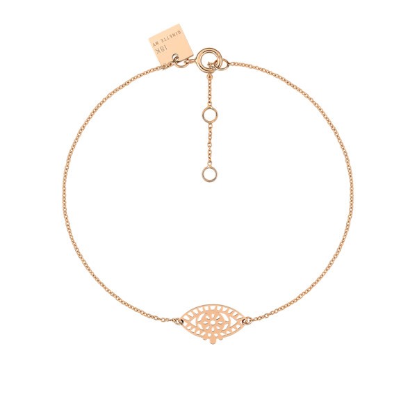 Ginette NY Ajna bracelet in pink gold
