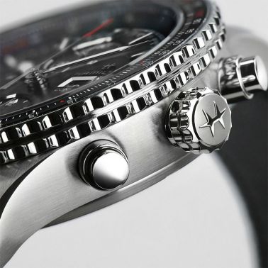 Watch Hamilton Khaki Pilot Converter Automatic Chronograph Leather Strap 44 mm