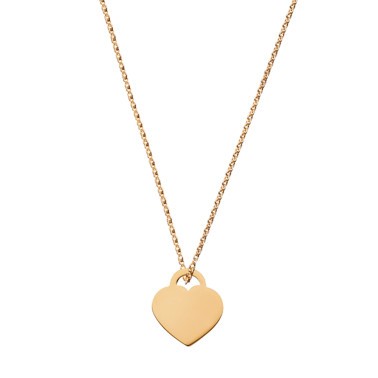 Pendant Dinh Van Heart in yellow gold