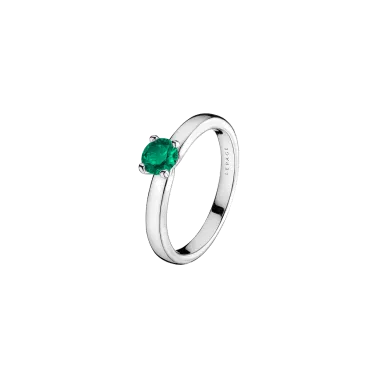 Solitaire Lepage Evidence en or blanc diamant brillant 0,20 carat