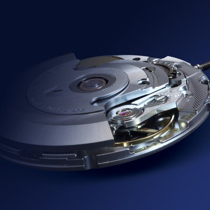 Montre ZRC Grands Fonds 3000 Titane cadran bleu bracelet caoutchouc bleu 42 mm