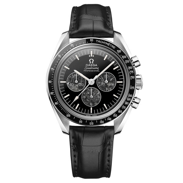 Montre Omega Speedmaster Moonwatch Professional Chronograph Calibre 321 platine bracelet cuir 42 mm