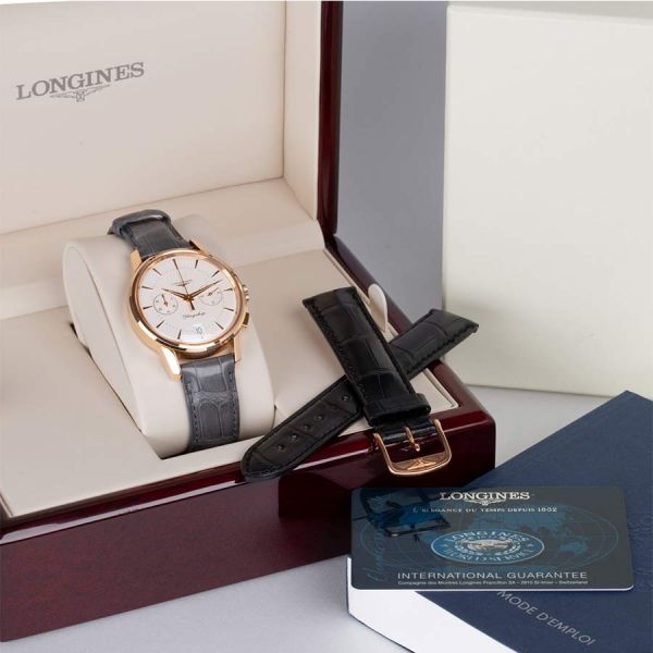 Longines flagship deals heritage chronograph