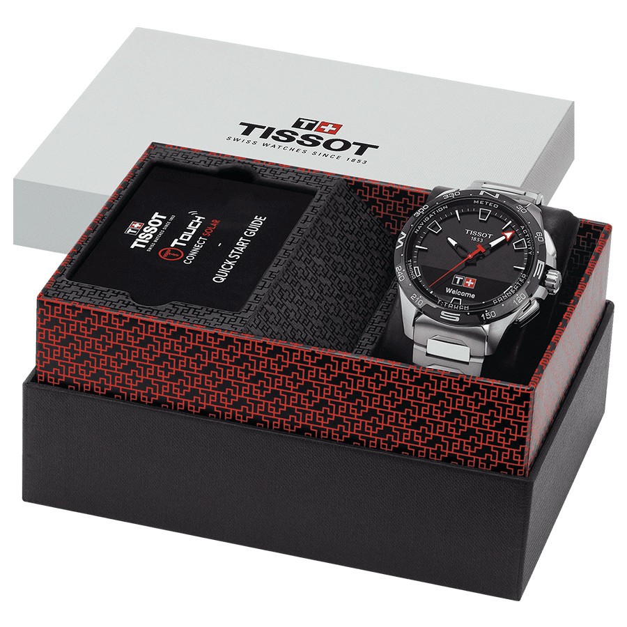 Tissot T-Touch Connect Solar titanium watch titanium bracelet 47,5 mm