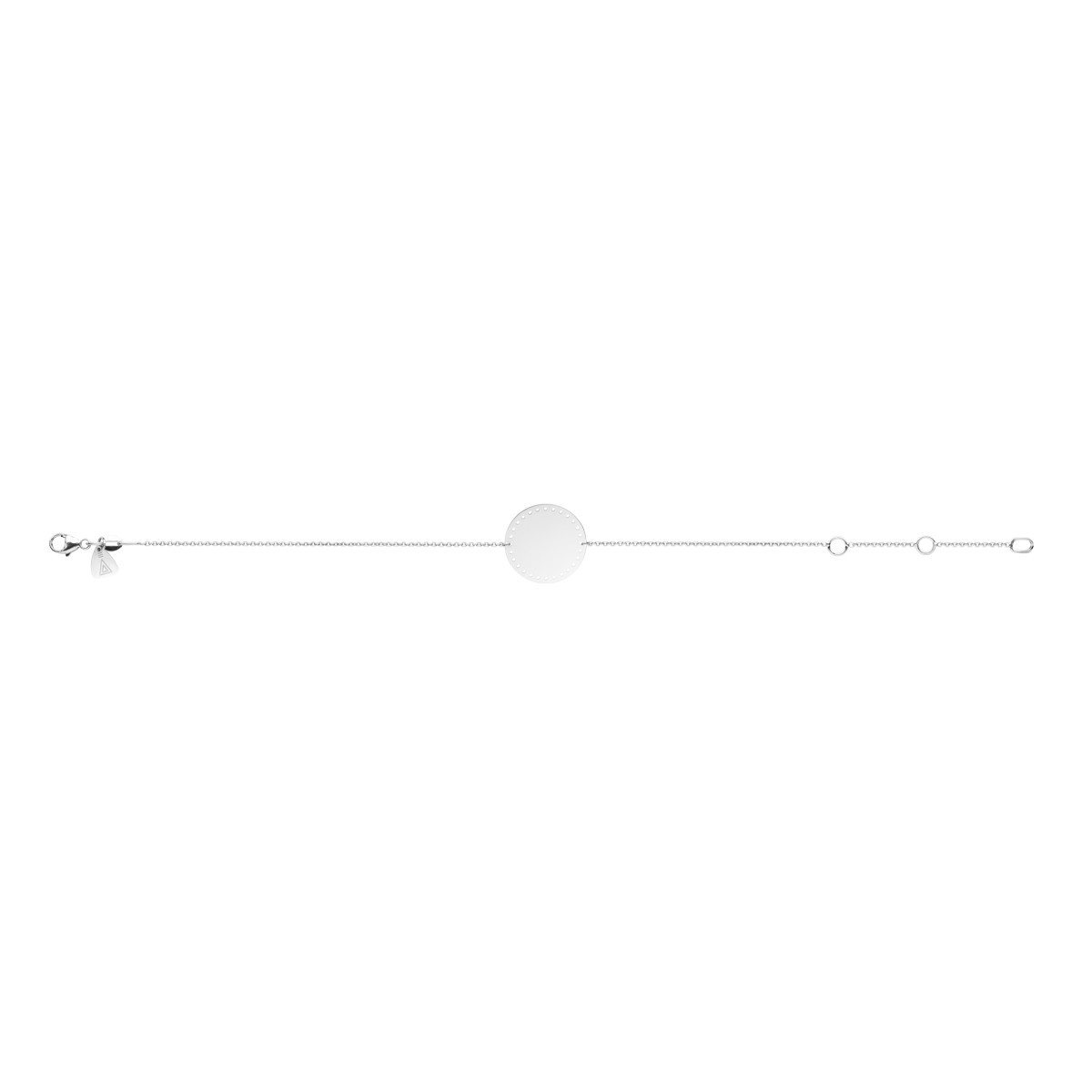 Bracelet Lepage Colette Cotillon en or blanc