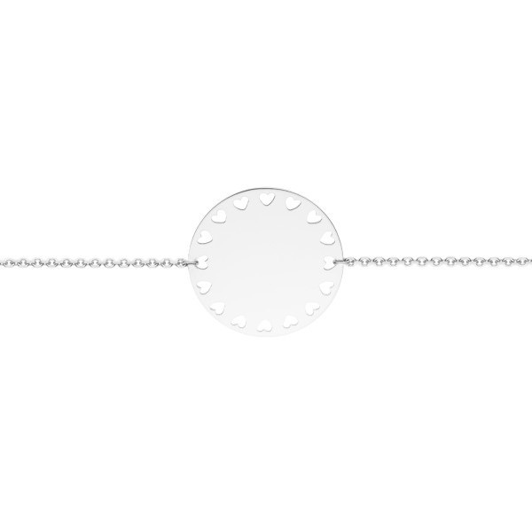 Bracelet Lepage Colette Amour en or blanc