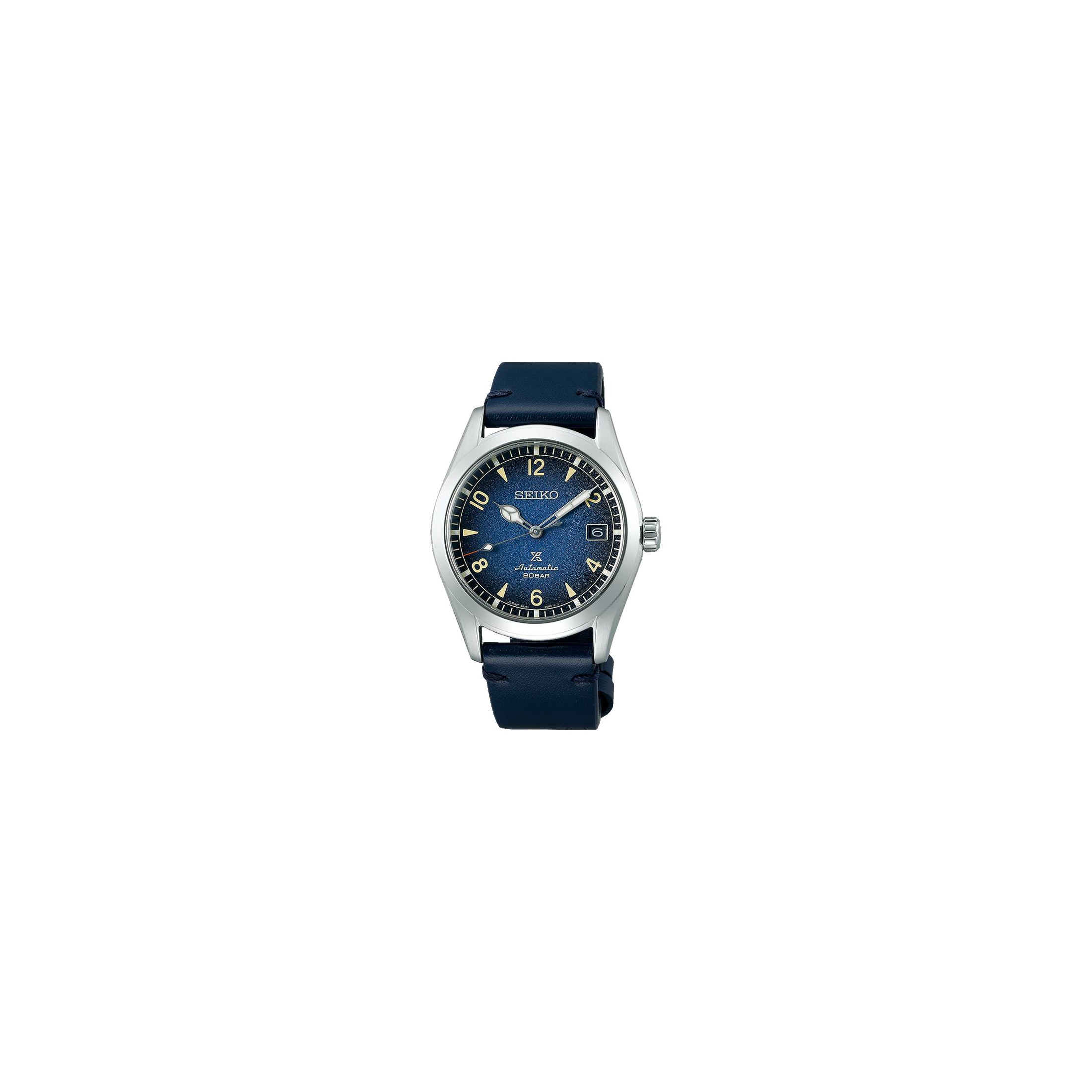 Seiko Prospex Alpinist automatic watch blue dial, Seiko
