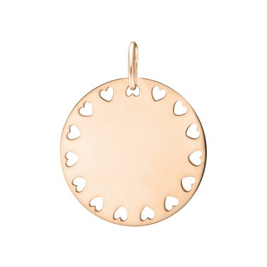 Médaille Lepage Colette Amour en or rose