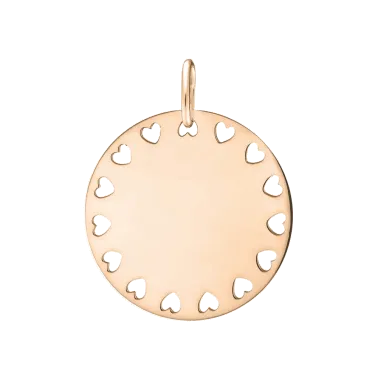 Médaille Lepage Colette Amour en or rose