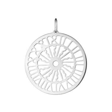 Médaille Lepage Colette Gros Horloge en or blanc