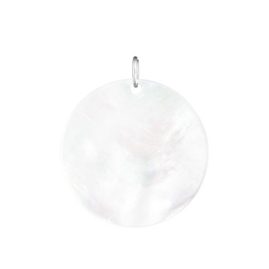 Jeton Lepage Colette Nuage en or blanc et nacre blanche