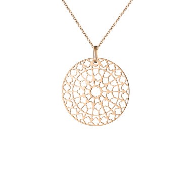 Médaille Lepage Colette Notre-Dame en or rose