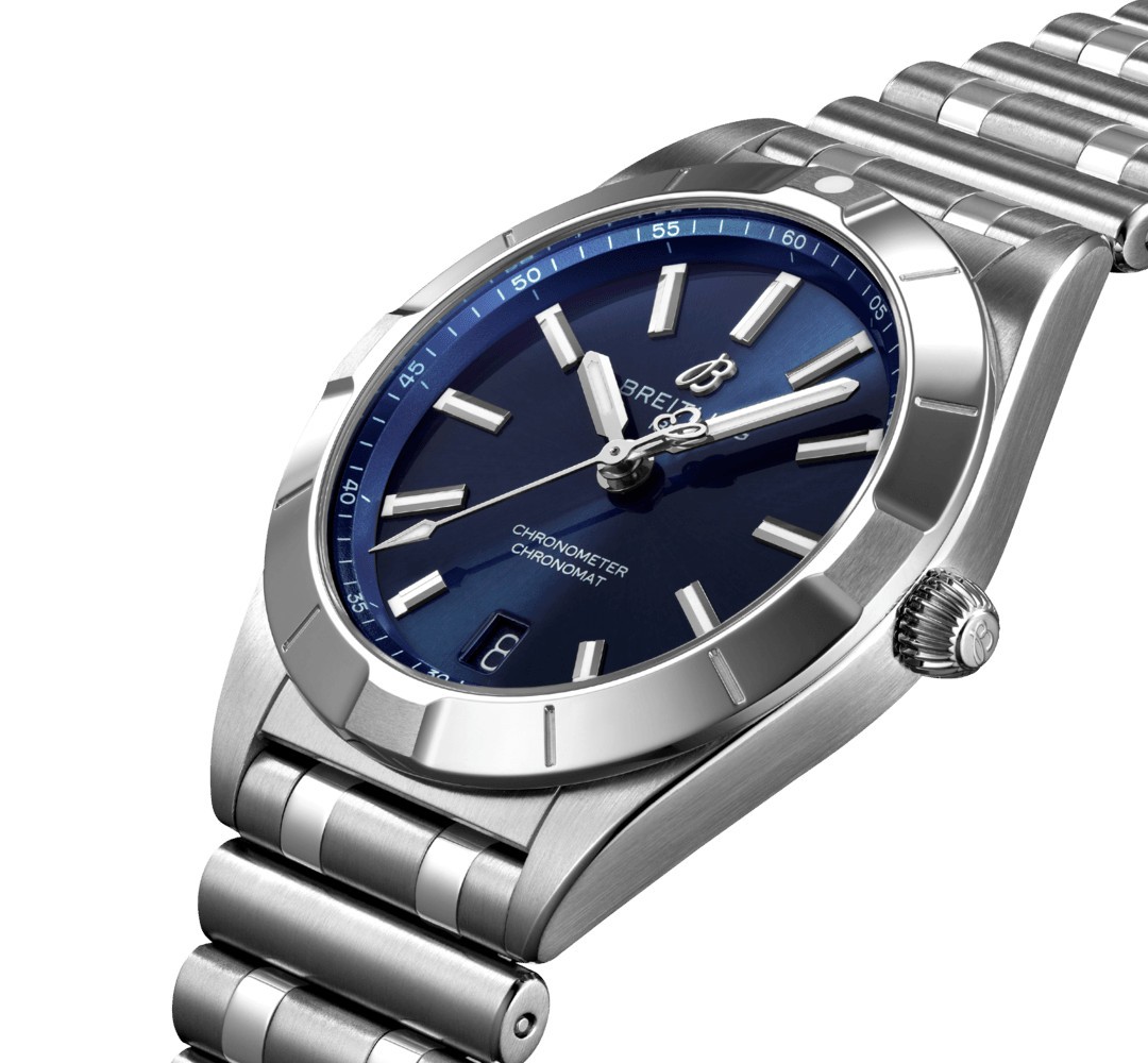 Watch Breitling Chronomat Lady Superquartz night blue dial 32 mm
