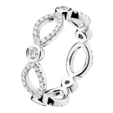 Bague Antonellis en or blanc et diamants