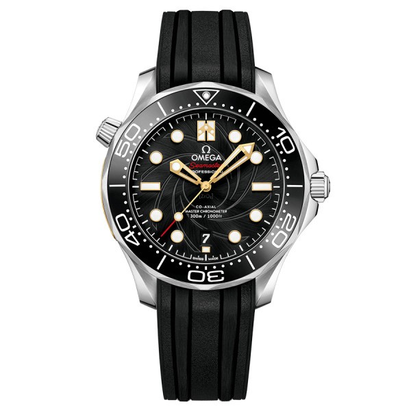 Montre Omega Seamaster Diver 300m Co-Axial Master Chronometer James Bond Edition Limitée 42 mm Full Set 2019