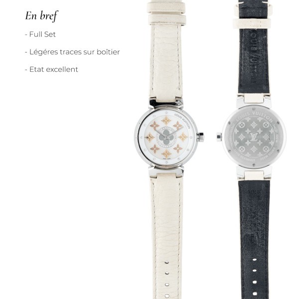 Louis vuitton white watch online