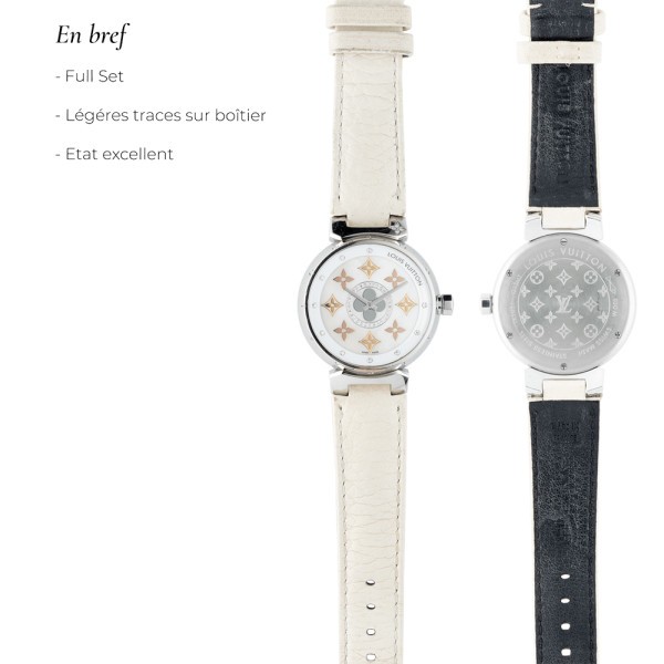 Louis Vuitton Tambour Cœur Quartz, une montre féminine. - Montrezine