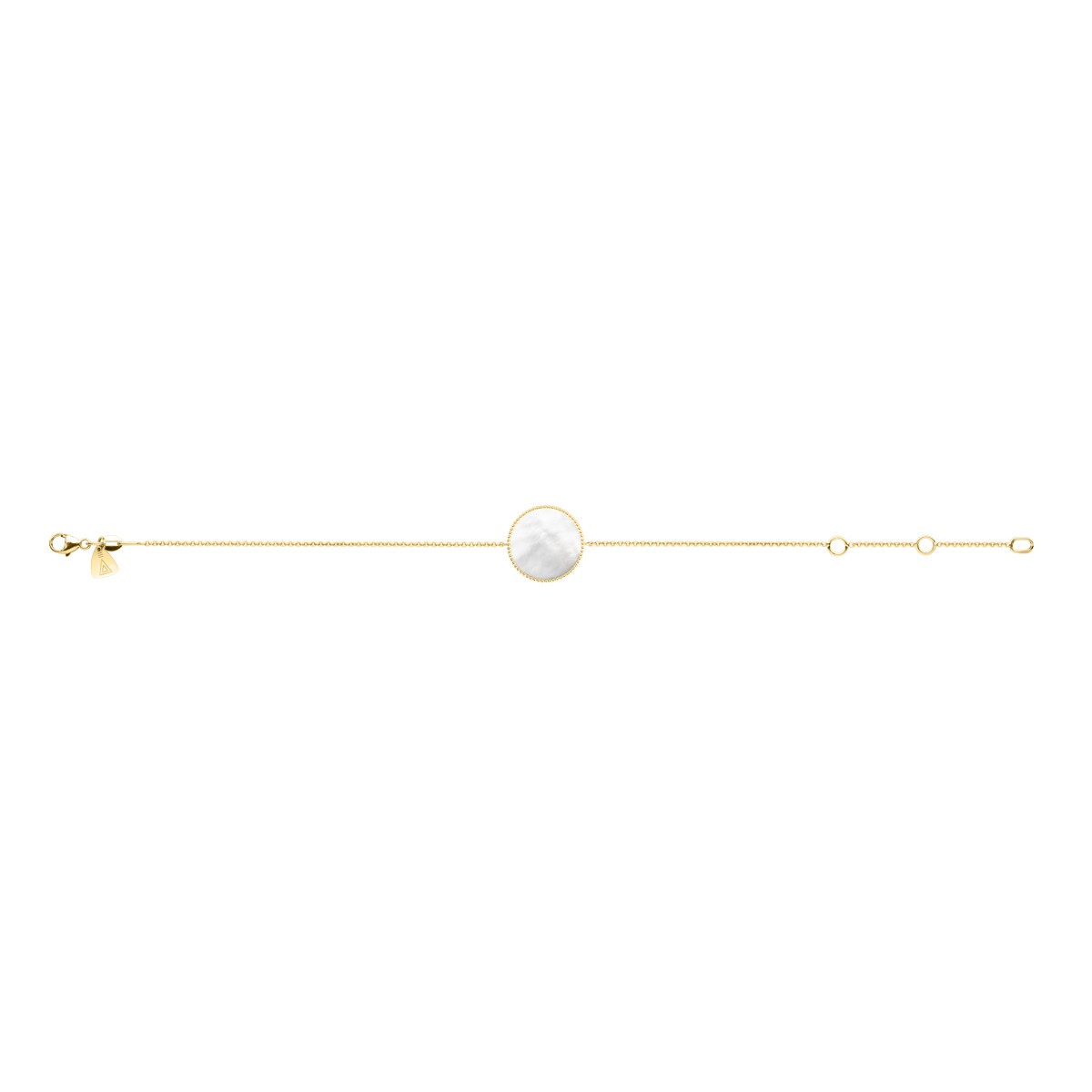 Bracelet Lepage Colette Lune Perlée en or jaune