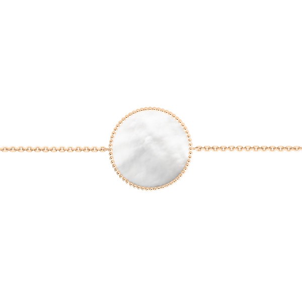 Bracelet Lepage Colette Lune Perlée en or rose