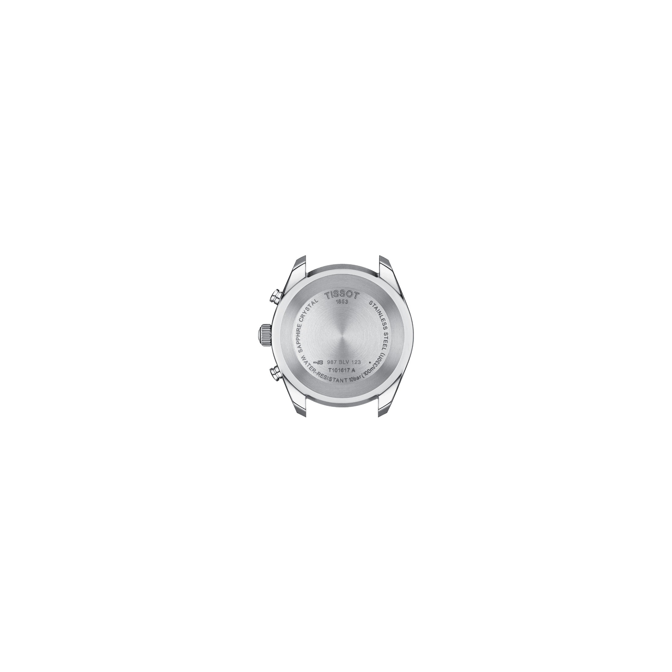 Tissot 1853 stainless steel hotsell water resistant 100m sapphire crystal
