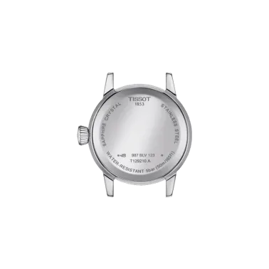 Tissot T-Classic Dream Lady quartz watch black dial steel bracelet 28 mm