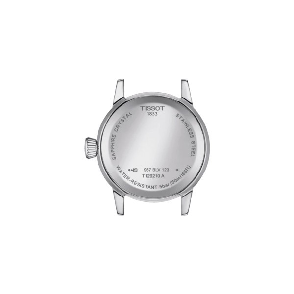 Tissot T-Classic Dream Lady quartz watch white dial steel bracelet 28 mm