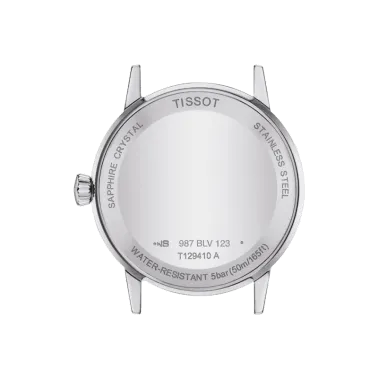 Tissot T-Classic Dream Gent quartz watch white dial steel bracelet 42 mm